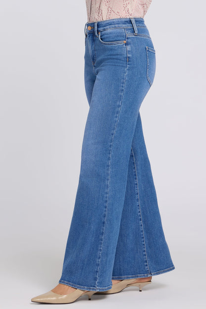 Mia Palazzo Jeans In Tall - Blue Paradise