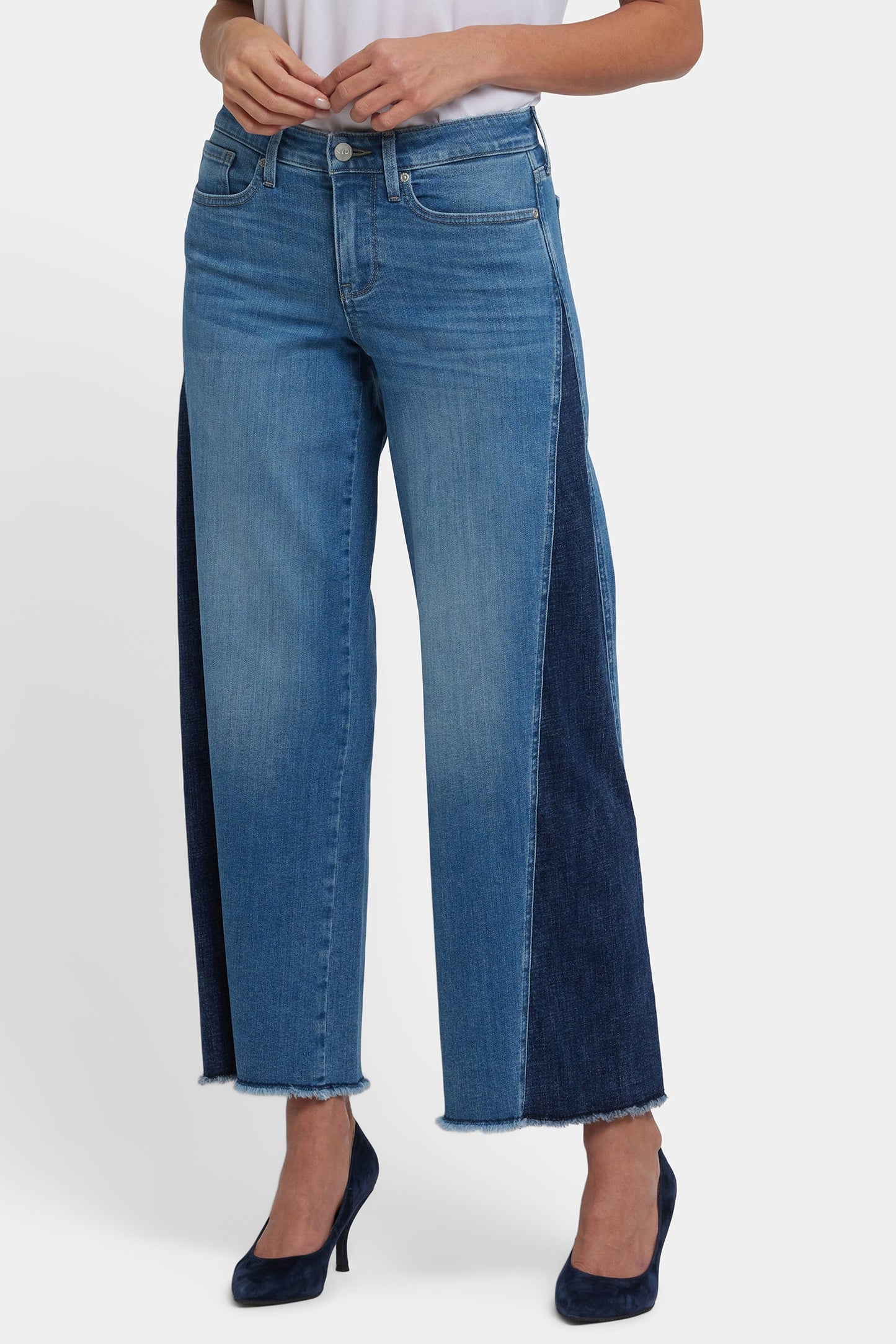 Teresa Wide Leg Jeans - Avenue Blue