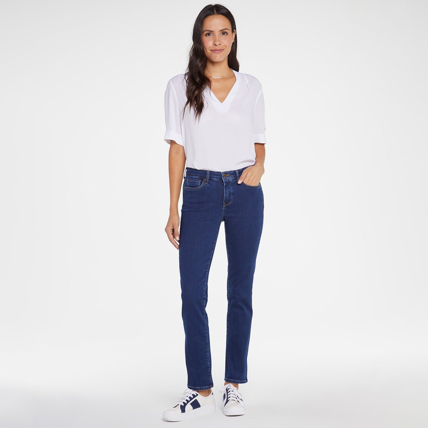 Sheri Slim Jeans In Long Inseam - Quinn