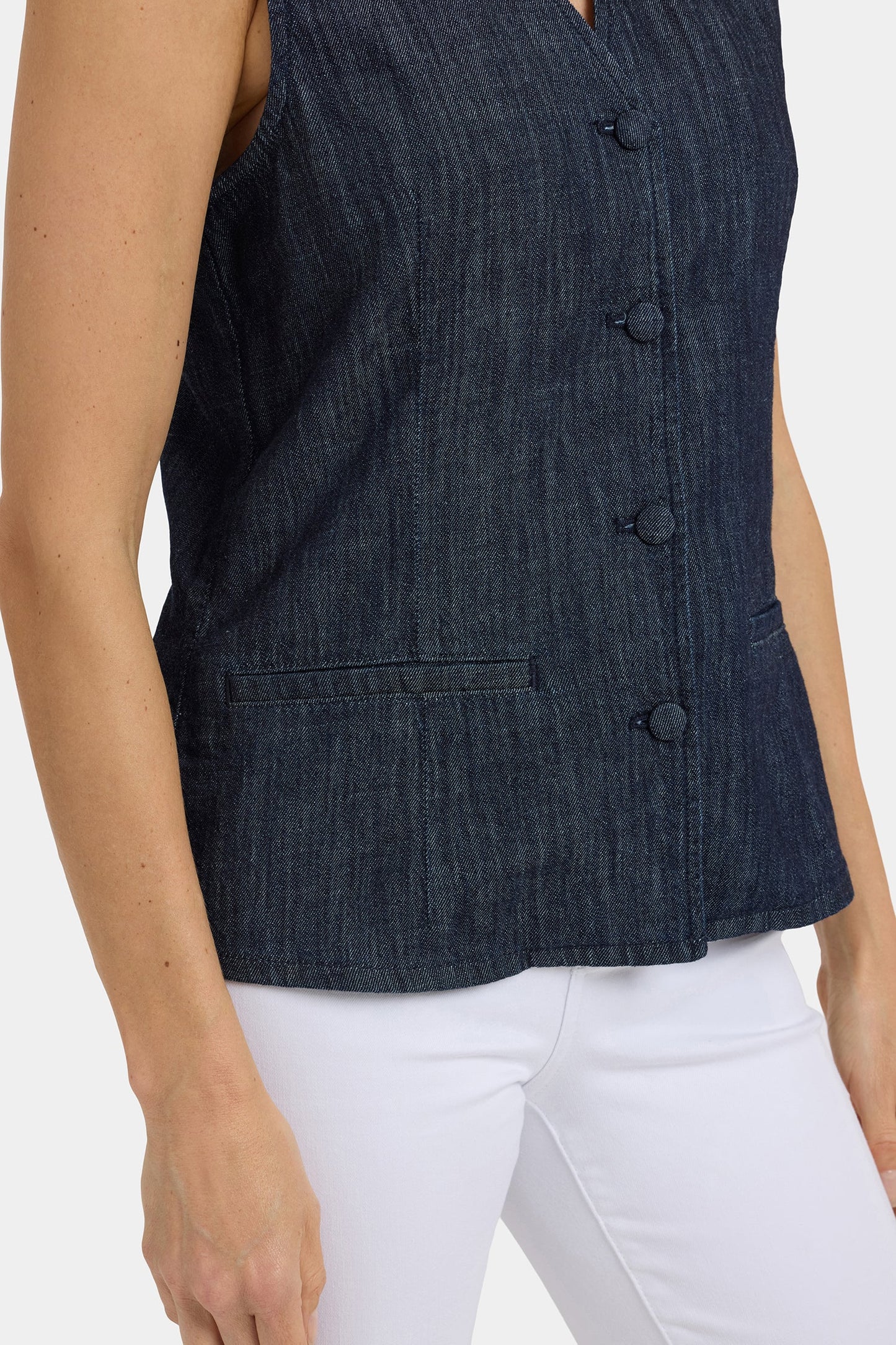 Denim Vest - Dark Indigo