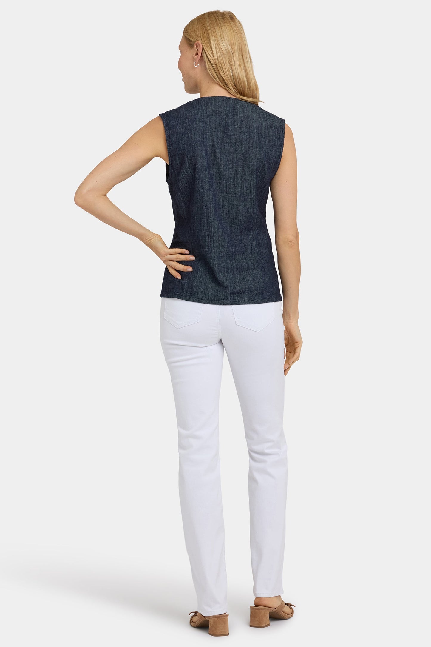 Denim Vest - Dark Indigo