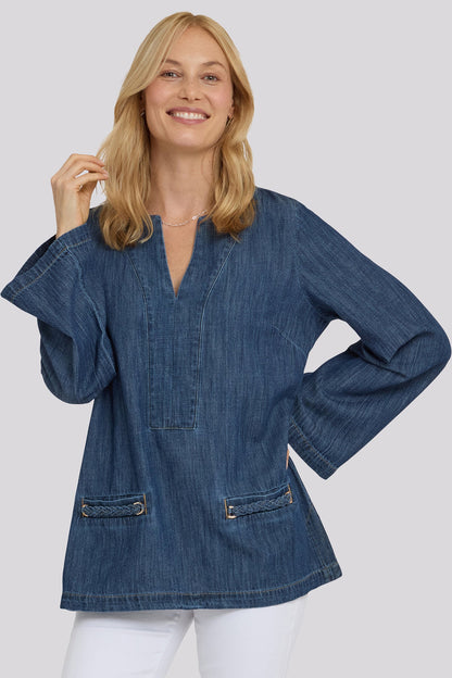 Denim Tunic - Medium Indigo