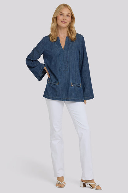 Denim Tunic - Medium Indigo