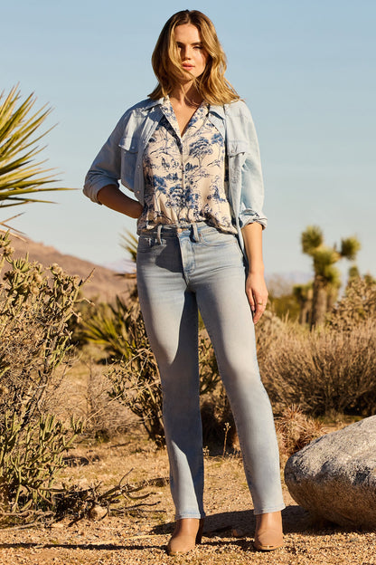 Classic Denim Shirt - Icy Lagoon