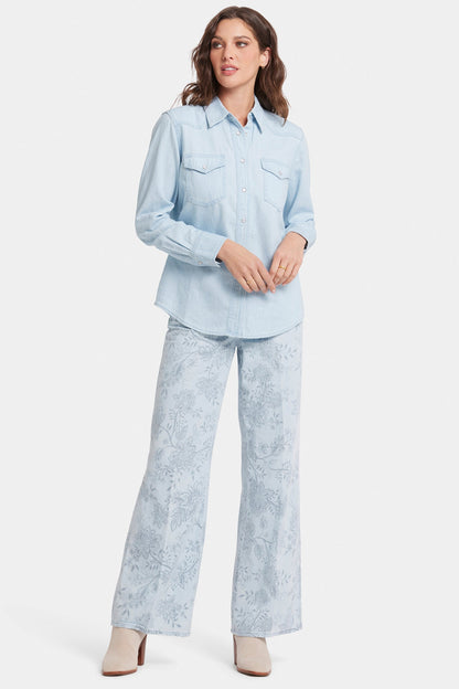 Classic Denim Shirt - Icy Lagoon