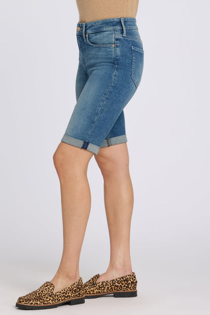 Briella 11 Inch Denim Shorts - Breezy Palms