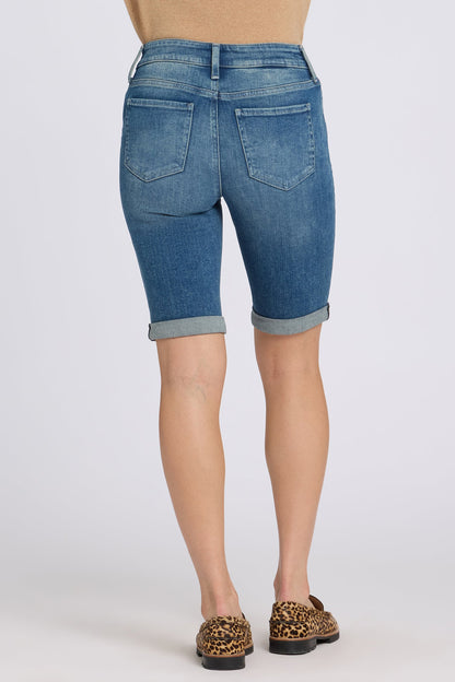 Briella 11 Inch Denim Shorts - Breezy Palms