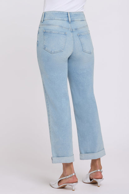 Bailey Relaxed Straight Crop Jeans - Keys View