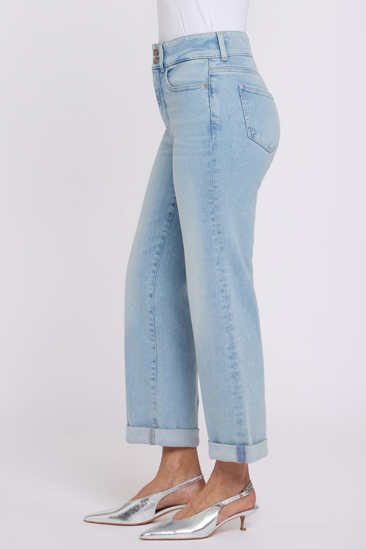 Bailey Relaxed Straight Crop Jeans - Keys View