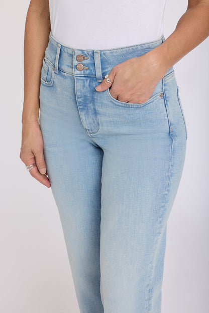 Bailey Relaxed Straight Crop Jeans - Keys View