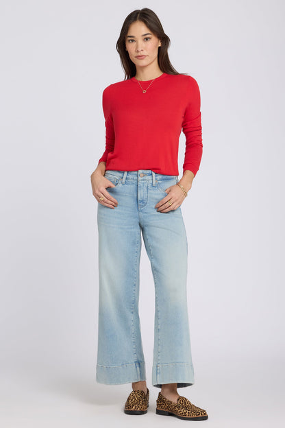 Teresa Wide Leg Ankle Jeans - Keys View
