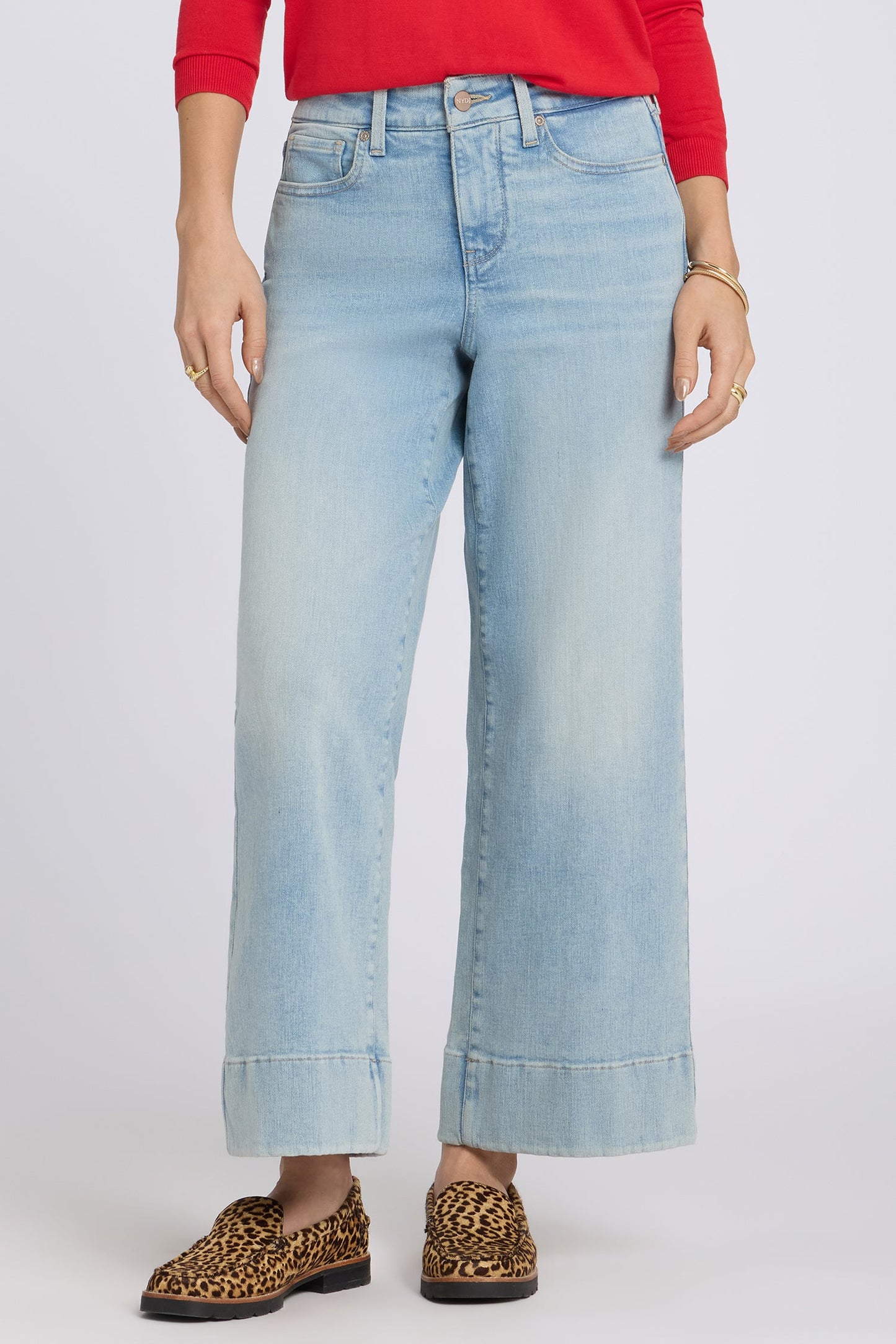 Teresa Wide Leg Ankle Jeans - Keys View