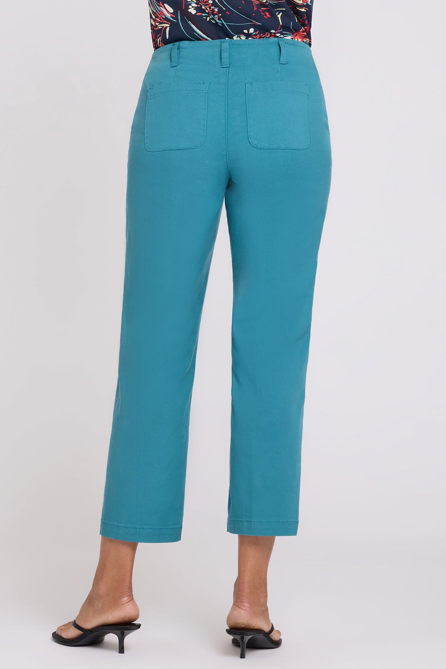 Marilyn Straight Ankle Pants - Harbor Blue
