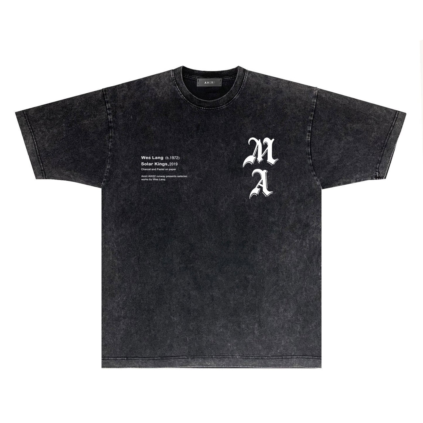 Amiri T-Shirt Vintage Distressed Short-Sleeved T-shirt