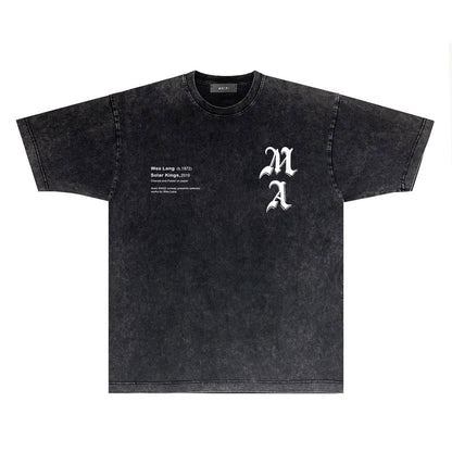 Amiri T-Shirt Vintage Distressed Short-Sleeved T-shirt
