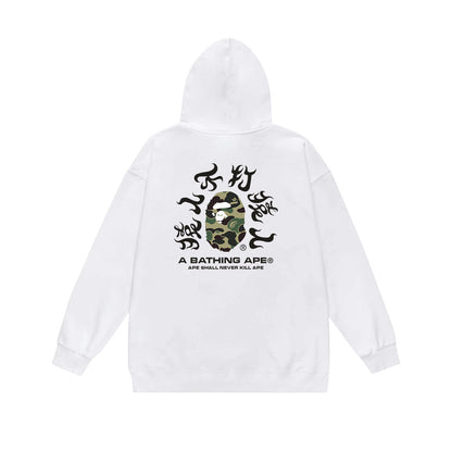 Bathing Ape Hoodie Fall/Winter Hooded Sweater