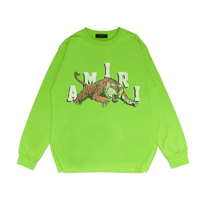 Amiri Long Sleeve Shirt Fashion Brand Long Sleeve Long-Sleeved T-shirt Blouse