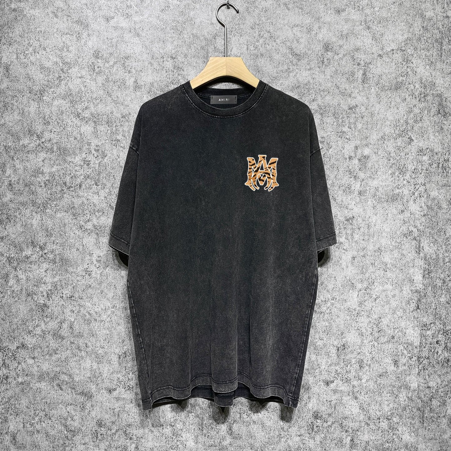 Amiri T-shirt Washed and Worn Retro Short Sleeve T-shirt