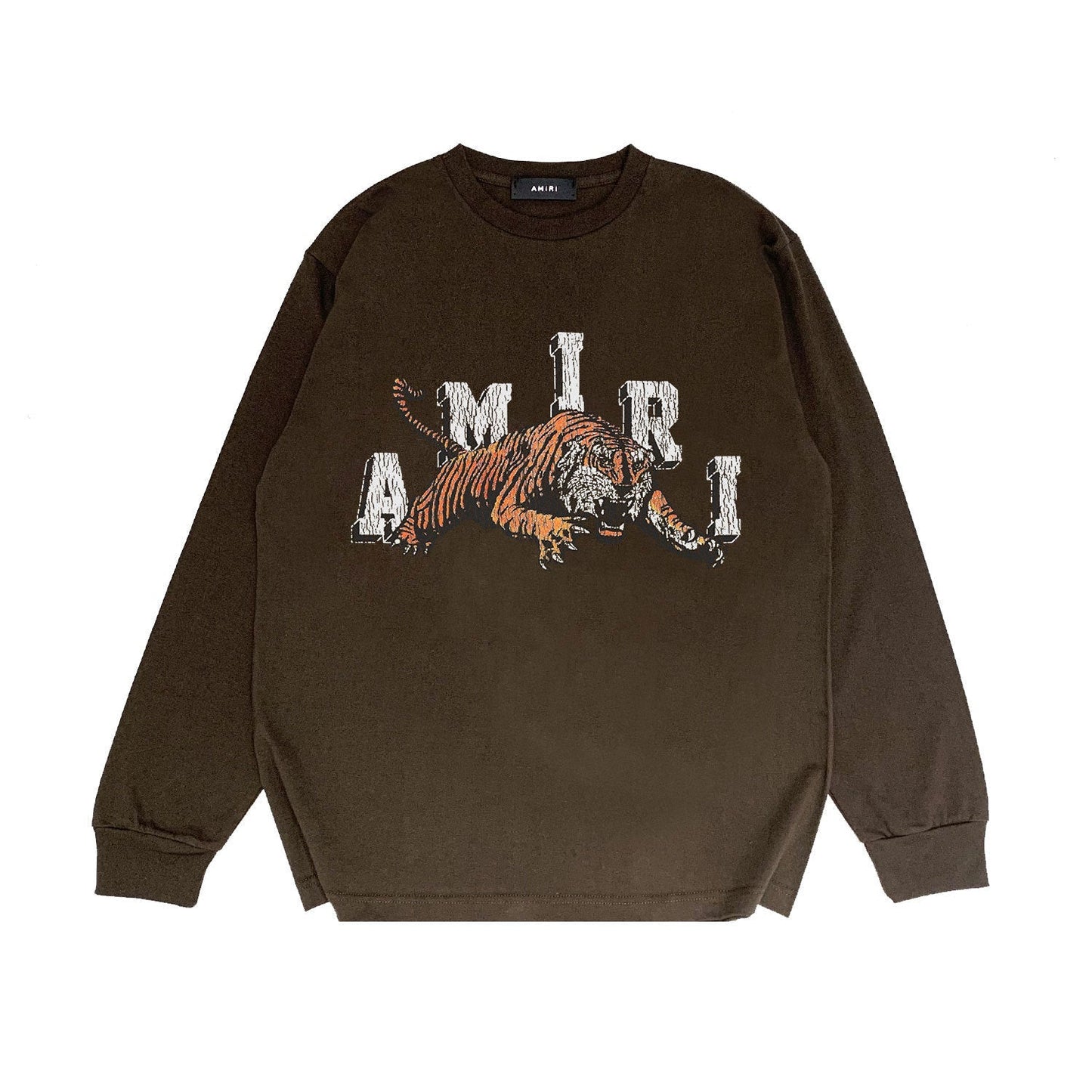 Amiri Long Sleeve Shirt Fashion Brand Long Sleeve Long-Sleeved T-shirt Blouse