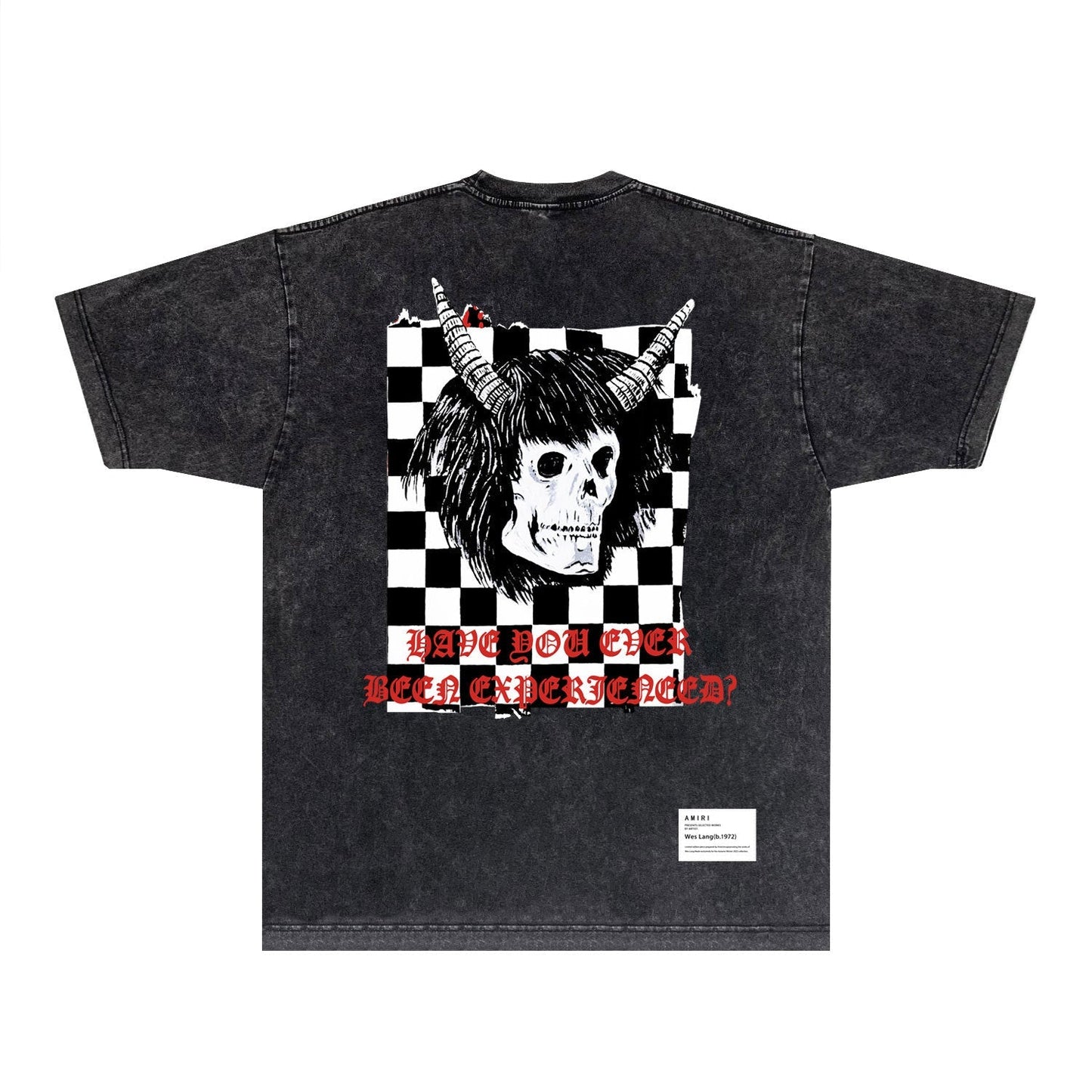 Amiri T-Shirt Vintage Distressed Short-Sleeved T-shirt