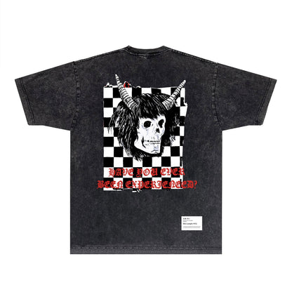 Amiri T-Shirt Vintage Distressed Short-Sleeved T-shirt