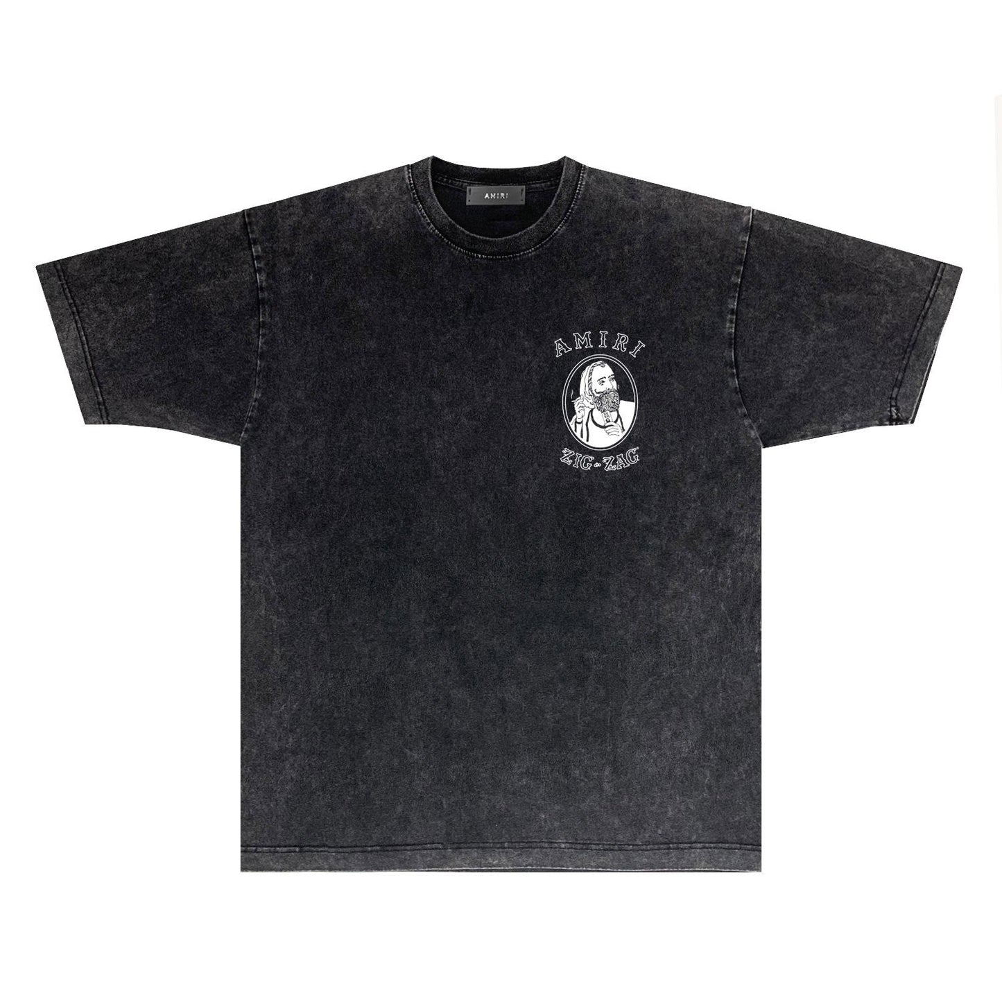 Amiri T-Shirt Distressed Retro Short Sleeve T-shirt