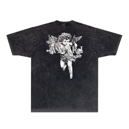 Amiri T-Shirt Distressed Retro Short Sleeve T-shirt