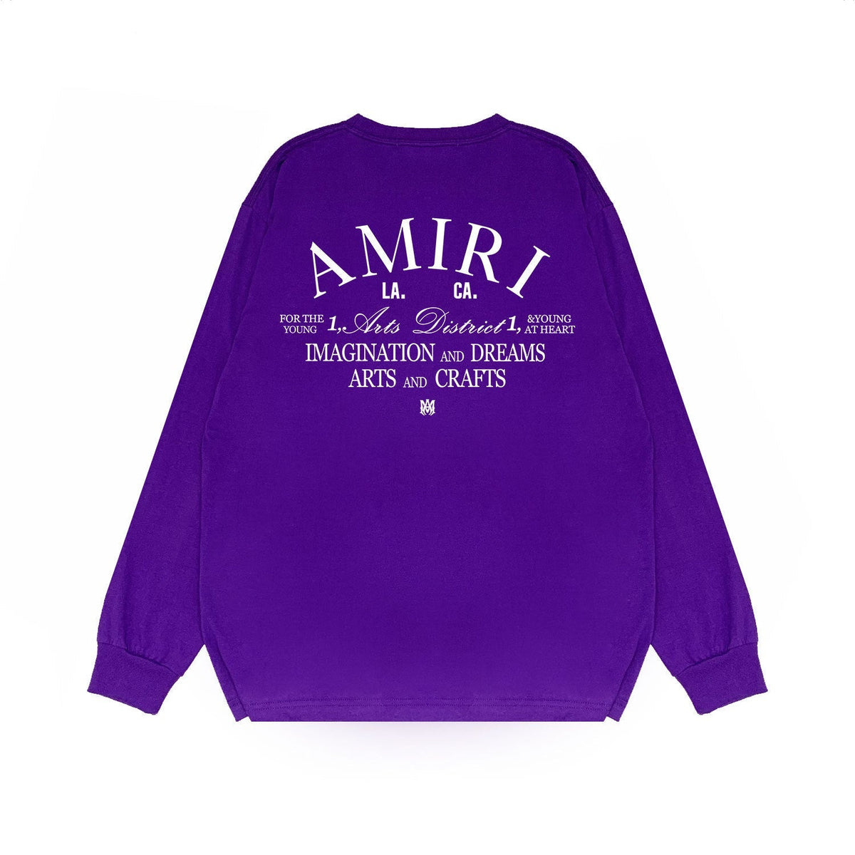 Amiri Long Sleeve Shirt Long Sleeve Long-Sleeved T-shirt Blouse