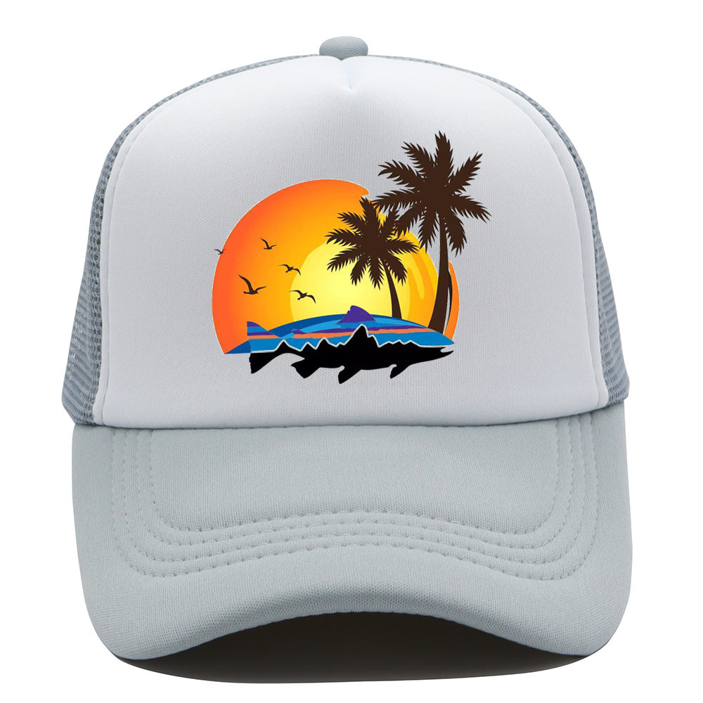 Bass Pro Shops Hat Breathable Recreational Sports Cap Mesh Outdoor Baseball Cap