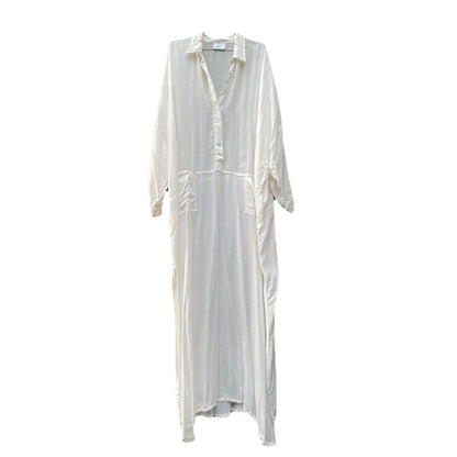 Beach Sweater Dress Loose Sun Protection V-neck Beach Bikini