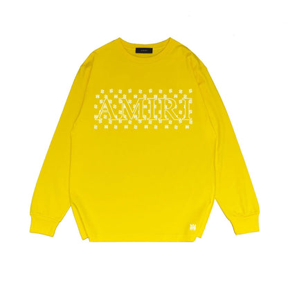 Amiri Long Sleeve Shirt Long Sleeve Long-Sleeved T-Shirt Blouse