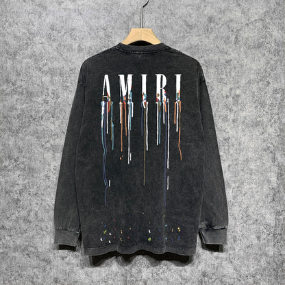 Amiri Long-Sleeve Shirt Vintage Long Sleeve T-shirt