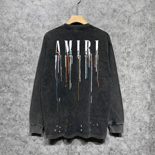 Amiri Long-Sleeve Shirt Vintage Long Sleeve T-shirt