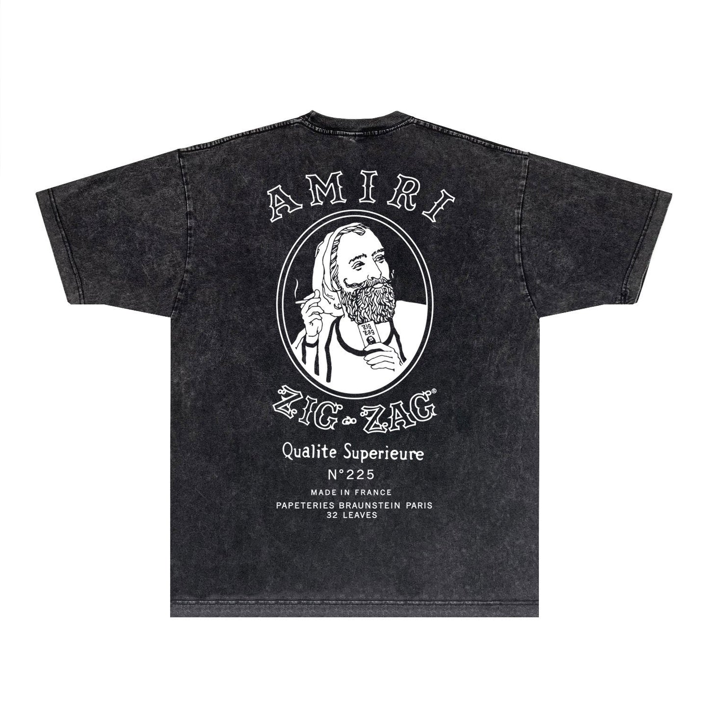 Amiri T-Shirt Distressed Retro Short Sleeve T-shirt