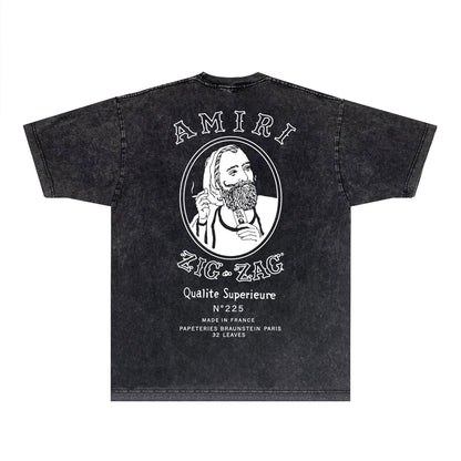 Amiri T-Shirt Distressed Retro Short Sleeve T-shirt