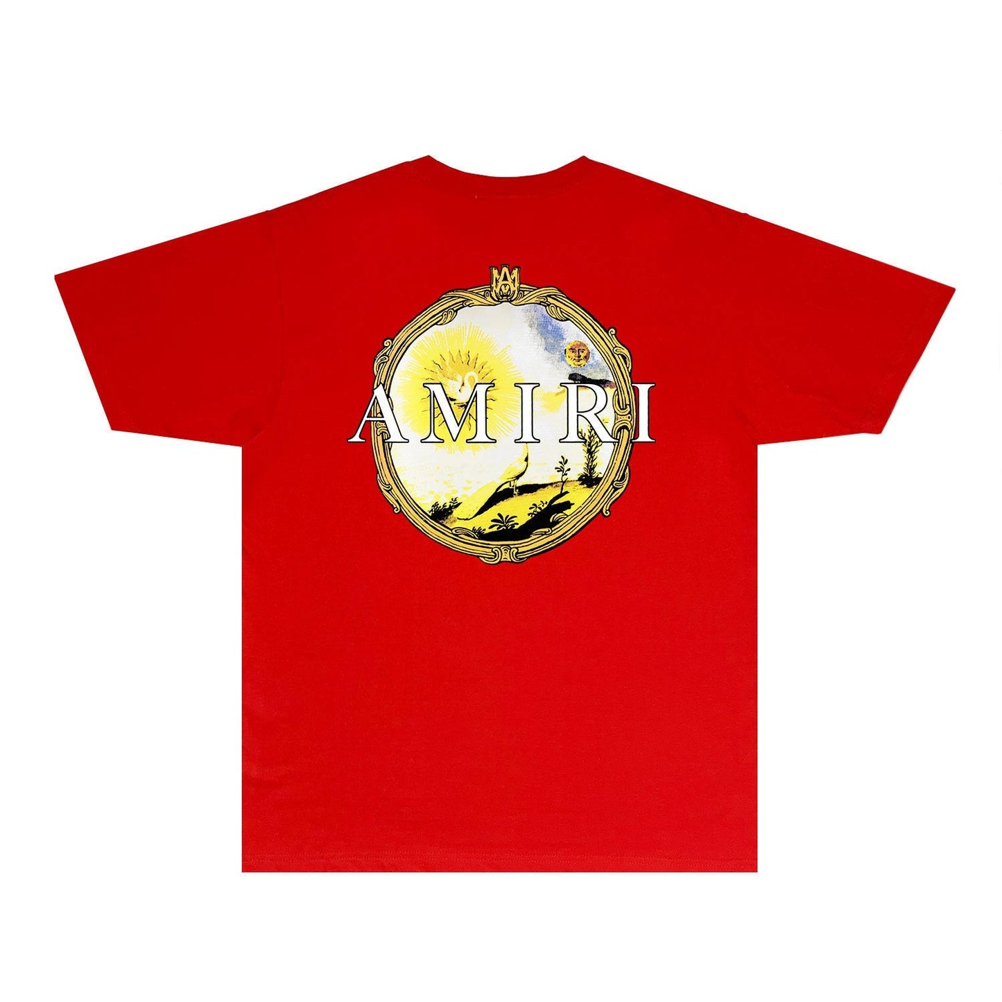 Amiri T Shirts Fashion Brand T Shirt Short Sleeve T-shirt Blouse