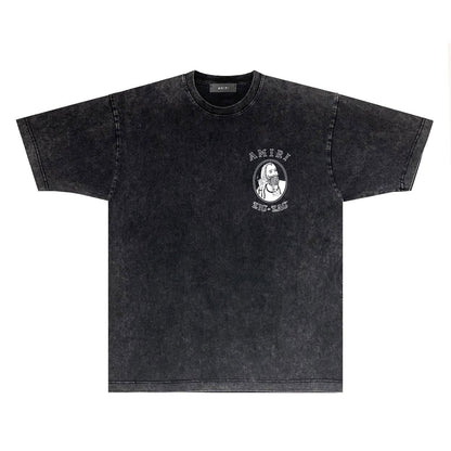 Amiri T-Shirt Distressed Retro Short Sleeve T-shirt