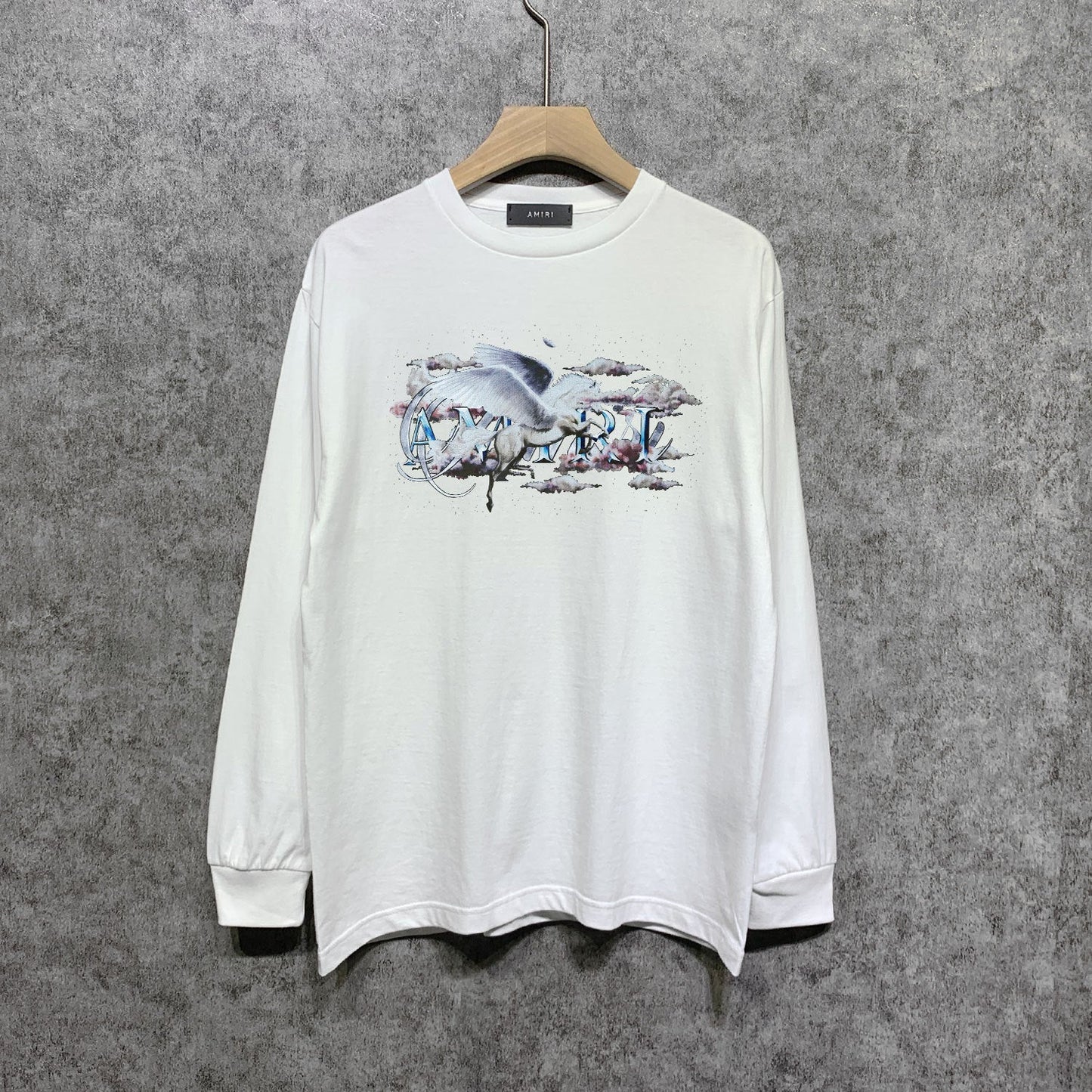 Amiri Long Sleeve Shirt Fashion Brand Long Sleeve Long-Sleeved T-shirt Blouse