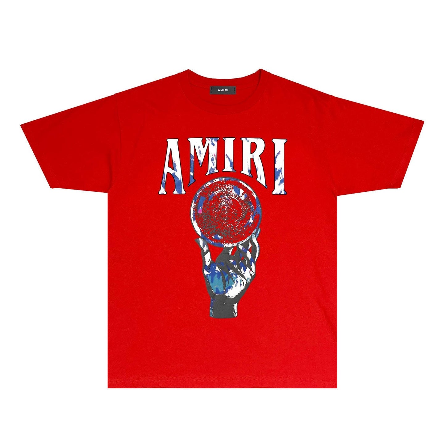Amiri T-Shirt Personality Creative Printing Short Sleeve T-shirt Blouse