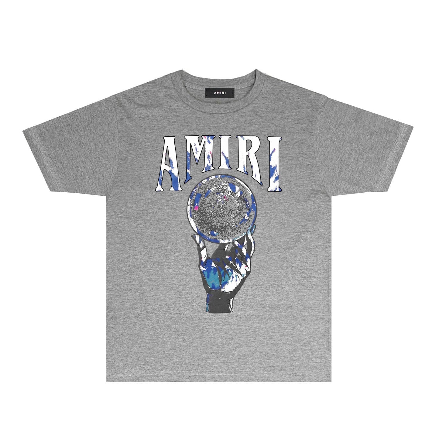 Amiri T-Shirt Personality Creative Printing Short Sleeve T-shirt Blouse