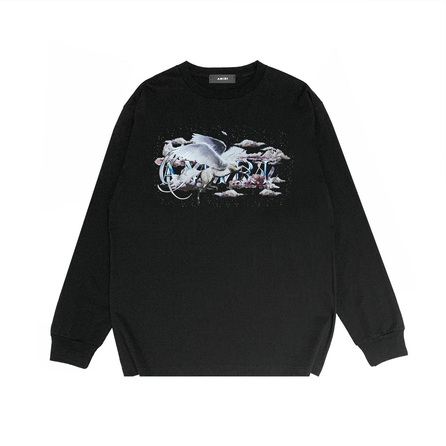 Amiri Long Sleeve Shirt Fashion Brand Long Sleeve Long-Sleeved T-shirt Blouse