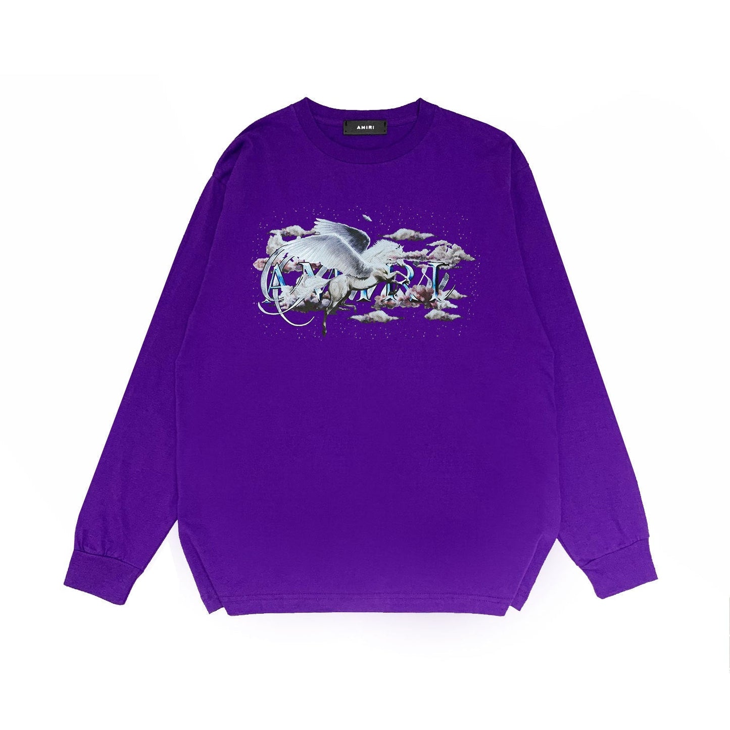 Amiri Long Sleeve Shirt Fashion Brand Long Sleeve Long-Sleeved T-shirt Blouse