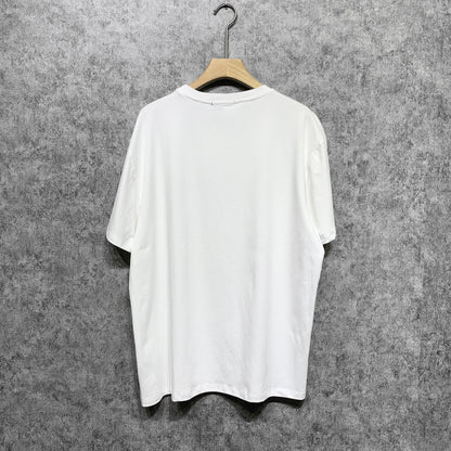 Amiri T Shirt Gray Rabbit Printed Casual Round Neck