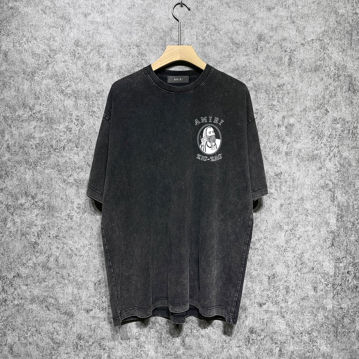 Amiri T-Shirt Distressed Retro Short Sleeve T-shirt