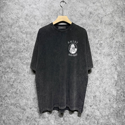 Amiri T-Shirt Distressed Retro Short Sleeve T-shirt