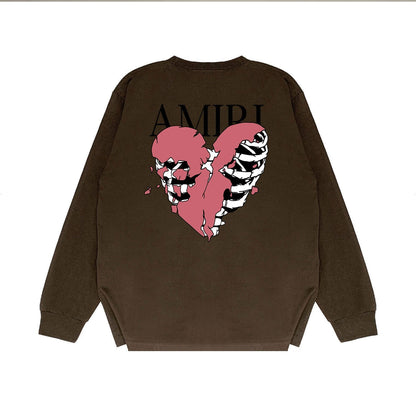 Amiri Long Sleeve Shirt Long Sleeve Long-Sleeved T-Shirt Blouse