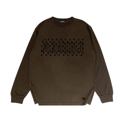 Amiri Long Sleeve Shirt Long Sleeve Long-Sleeved T-Shirt Blouse