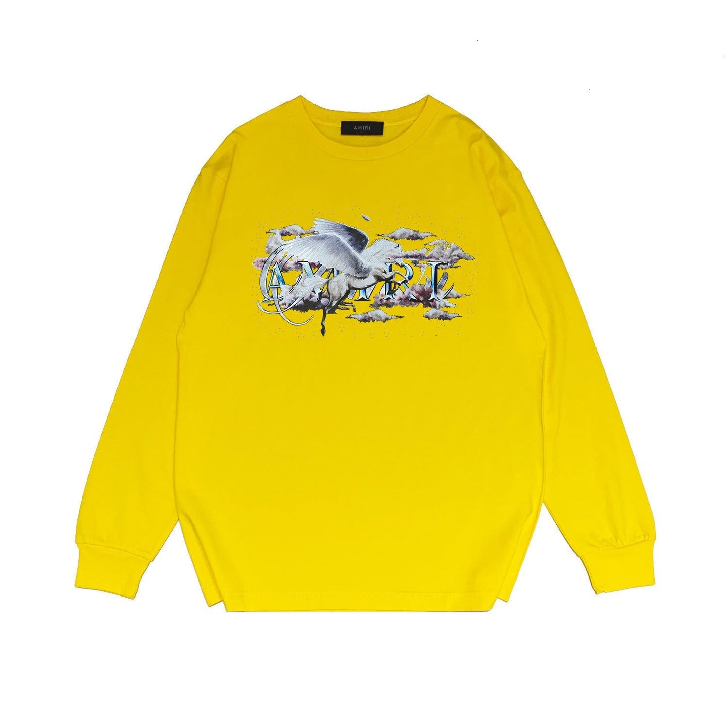 Amiri Long Sleeve Shirt Fashion Brand Long Sleeve Long-Sleeved T-shirt Blouse