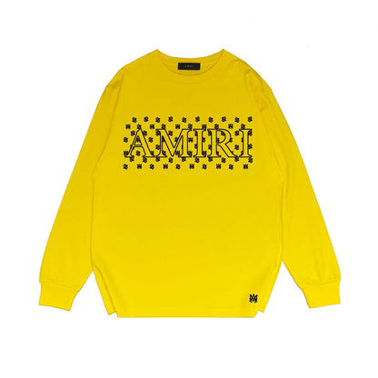 Amiri Long Sleeve Shirt Long Sleeve Long-Sleeved T-Shirt Blouse