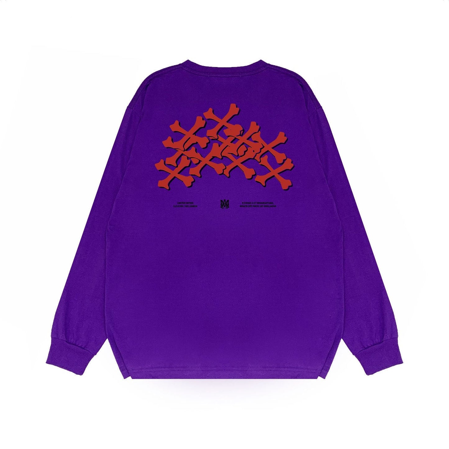 Amiri Long Sleeve Shirt Long Sleeve Long-Sleeved T-shirt Blouse